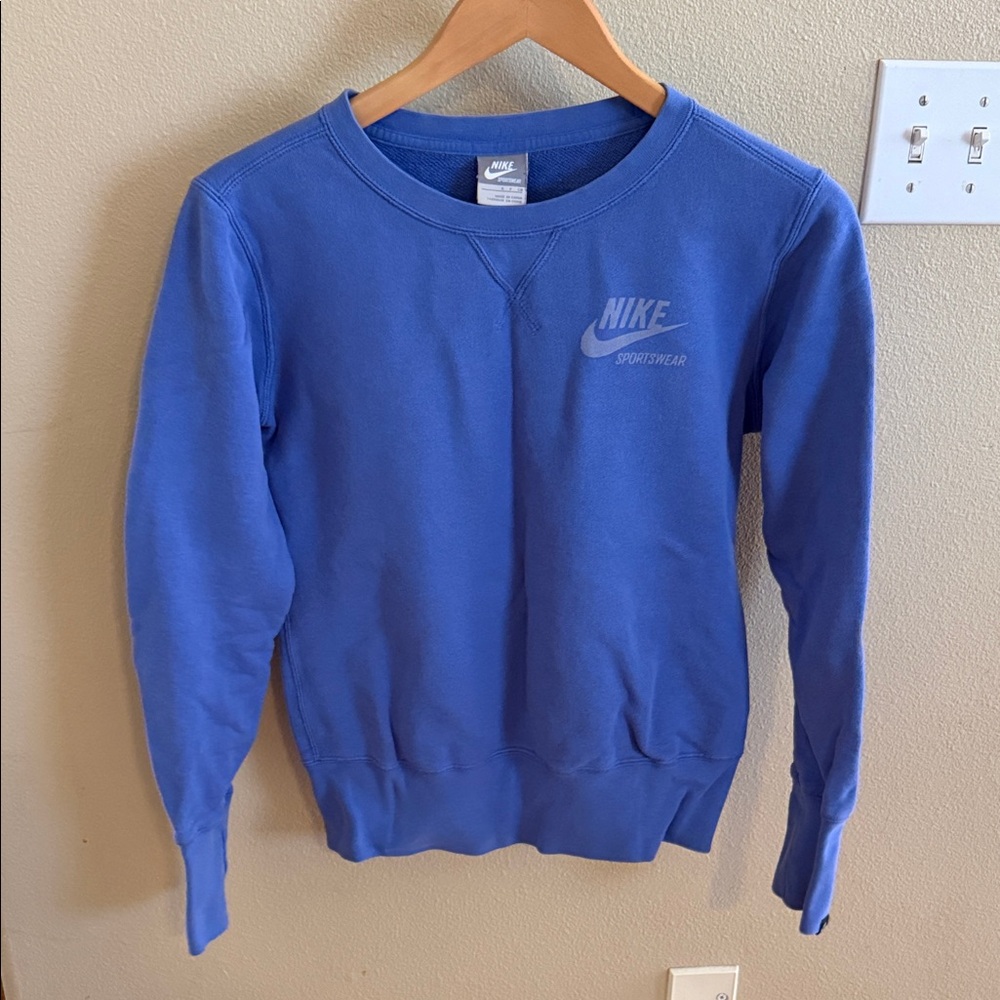 Nike  Blue Pullover Sweatshirt